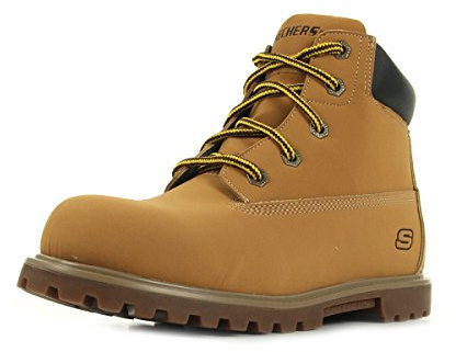 Skechers Mecca, Desert Boots garçon, Jaune (Wtn Miel), 39.5 EU (6 UK)
