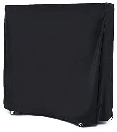 BEILLER Ping Pong Table Cover Premium Heavy Duty Waterproof Cover for Outdoor & Indoor Foldable 9 x 5 FT Table Tennis Tables PVC Coating All Weather Protection Black
