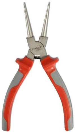 OISE ART STORE Trade Shop - Pinza Becchi Lunghi Diritti Mezzotondi Zigrinati Punta Conica 200 Mm