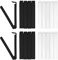 BUNEO Black & White Masters Tütenclips (20 Stück) by Lifestyle | 20 Verschlussclips/Beutelklammern/Lebensmittel Clips, 10 Stück in schwarz und 10 Stück in weiß, jeweils mit 11 cm Länge