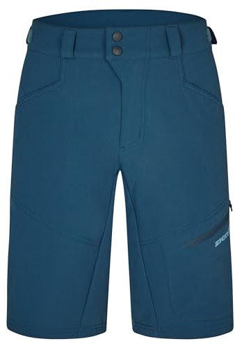 Ziener Herren NELAT X-Function Fahrrad-Shorts mit Innenhose - Mountainbike/Outdoor/Freizeit - atmungsaktiv,schnelltrocknend,gepolstert, hale Navy, 50