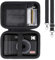 KODAK Mini Shot 2 ERA/Mini Shot 2 Retro Instant Camera and Photo Printer/Mini 2 ERA Photo Printer Hard Travel Protective Carrying Case with Shoulder Strap by Khanka,Case Only,Black