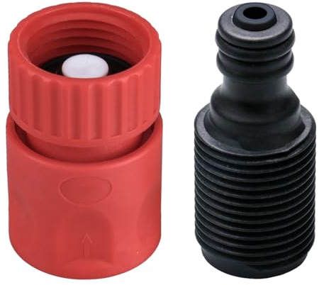 Outboard Motor Quick Connect Flush Kit，Compatible with Mercury, Mariner, Yamaha and Suzuki Outboard Engines Red