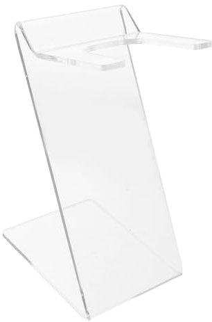 BELLIFFY Asciugacapelli Trasparente in Acrilico Phon Tavolo per Bagno Organizer per Asciugacapelli e Hotel