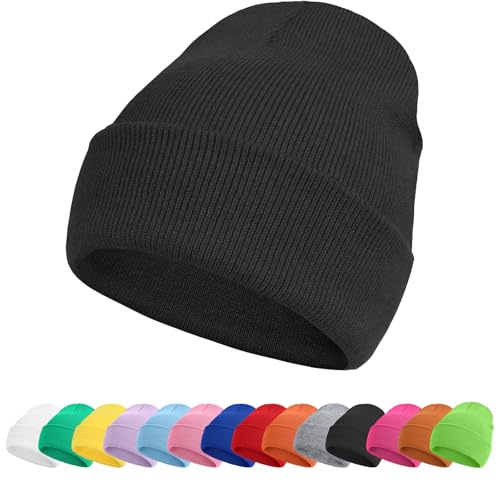 ZOORON Toddler Beanie Baby Kids Beanies Warm Winter Hat Knit Skull Cap for Boys & Girls Soft Children Infant Hat