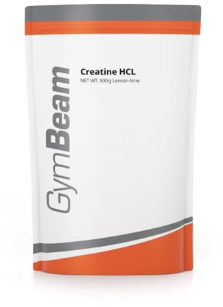 GymBeam Creatina HCl in Polvere - Solubilità Superiore (Cloridrato) - Aumenta Prestazioni Fisiche e Forza - Vegana - Ideale per Atleti, HIIT e Sprint (Lemon- Lime)
