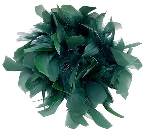 Elegante broche de flores de plumas, pin de solapa grande de 20 cm para mujeres y hombres, ramillete de tela para fiesta de boda, chal floral dramático, traje de vestir, accesorios de ropa, regalo de