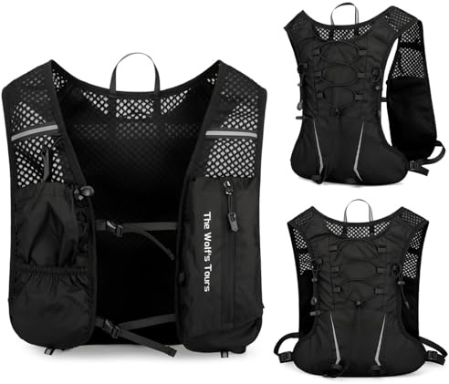 Zorbly Gilet d’Hydratation 5L, Sac à Dos de Course Léger et Respirant