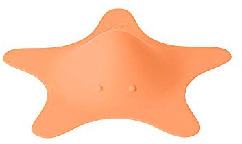 Boon Star Toddler Bathtub and Sink Drain Cover - Starfish Shaped - Easy to Clean Bath Stopper - Baby Bath Essentials