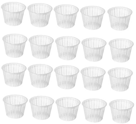 20 x Moule à fromage 9.5x7cm - 350g Perdere con Bordo | Forme à fromage | Moule à faisselle | Fromage maison