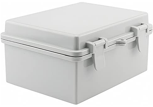Sunnyglade ABS Plastic Dustproof Waterproof IP65 Junction Box Universal Durable Electrical Project Enclosure with Lock (6.7x8.7x4.3)