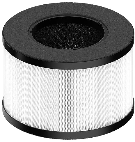 isinlive BS-03 HEPA Replacement Filter for BS-03 PARTU HEPA Air Purifier with 3-in-1 Filtration System, 1 Pack