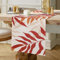 Tischläufer Modern Tischläufer Orange Tischläufer Rot Braun Blätter Polyester Tischläufer Rechteckige Dekoration Tabletop Dekor für Drinnen Draußen Urlaub Party Picknick Küche Wohnzimmer Dekor 40x140