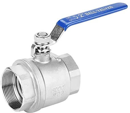 Rfeeuubft Sfera rubinetto filettatura interna 2 pollici 304 acciaio Pieno porta interna filettata sfera rubinetto 2 pollici DN50 1000 WOG