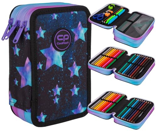 Coolpack F067830, Mäppchen JUMPER 3 Star Night, Multicolor