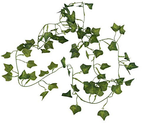 Lanko Guirlande de feuilles de lierre artificielles de 2 m pour décoration de jardin