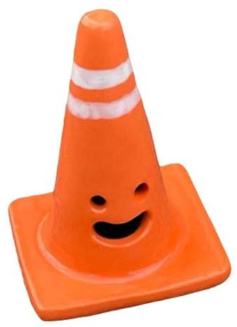 Holdes Porta gioielli per anello,Porta anelli per gioielli | Statua in miniatura carina della mano di banana del cono della strada del fumetto - Espositore di anelli divertente, supporto organizzatore