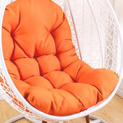 XILENY Cuscino per sedia a dondolo, rotondo, per sedia sospesa, 120 x 80 cm, per sedia a dondolo sospesa, per interni ed esterni, per soggiorno