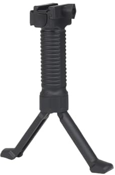 Rail Rifle Foregrip, due gambe, regolabile in altezza, ergonomico