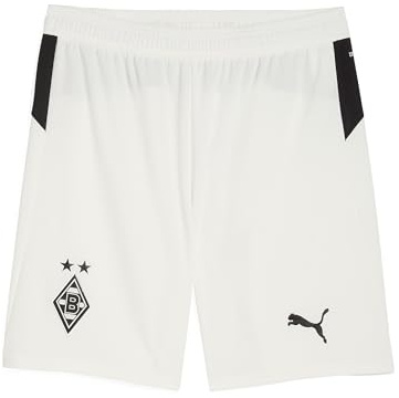 PUMA Borussia Mönchengladbach Short Away 2025/2026 weissschwarz, L Herren