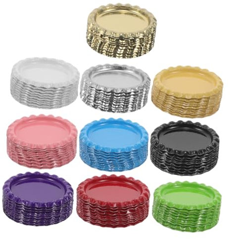 SOIMISS 1 Lot De Bouchons De Bouteille De Bière Bijoux Capsules De Bouteille Pour Scrapbooking Artisanat Fabrication De Bijoux Avec Bouchons De Bouteille Aplatis Fournitures