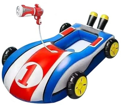 Auto galleggiante per piscina - Gonfiabile a cavallo con pistola ad acqua | Kart acquatico giocattolo per piscina, per spiaggia, estate, di divertimenti, ragazzi, ragazze, adolescenti, di