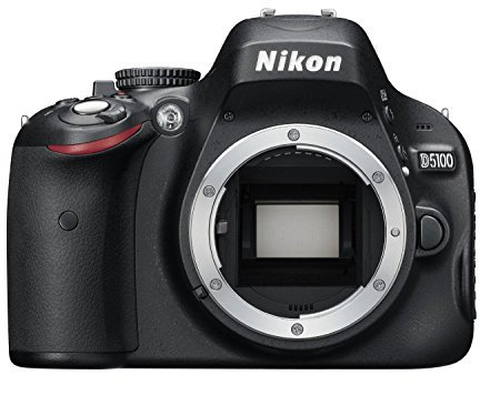 Nikon D5100 Appareil photo numérique Reflex 16.9 Kit Objectif AF-S DX VR II 18-55 mm Noir