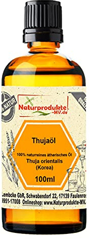 Thujaöl (100 ml) 100% naturreines ätherisches Thuja Öl