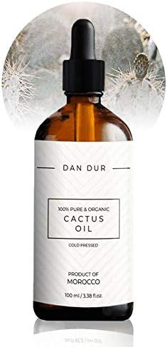 100% Pure Organic Cactus (Prickly pear) Oil by Dan-Dur, BIO, Cold Pressed, Extra Virgin - Multi-Purpose Treatment, (100 ml)