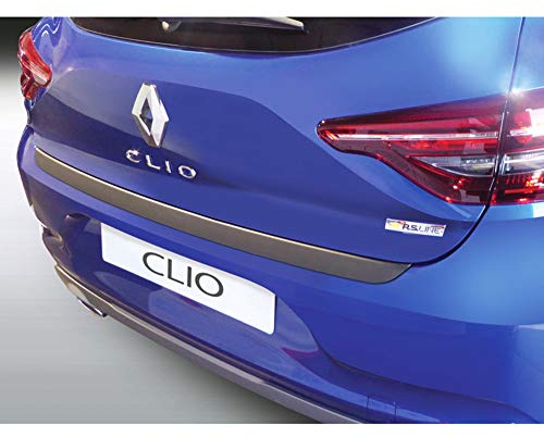 RGM ABS Heckstoßstangenschutz kompatibel mit Renault Clio E HB 5-türer 2019- Schwarz, Mattschwarz
