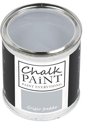 Chalk Paint Everything® Grigio Freddo - Sans poncer colore facilement tous les matériaux (250 ml) Produit professionnel