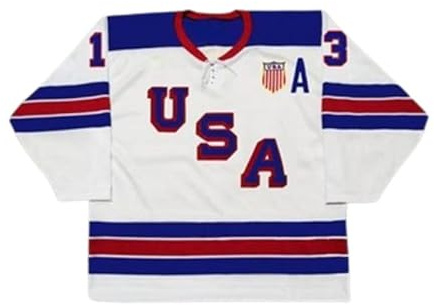 Generic USA White Adult Hockey Jersey Sewn Any Name Number