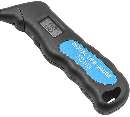 ZONADAH Misuratore di pressione pneumatici digitale portatile con display LCD retroilluminato, fino a 100 PSI, tester di pressione pneumatici con valvola di scarico per auto, camion, moto e bicicletta