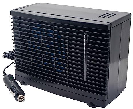 Tragbare Klimaanlage Ventilator, 12V Auto Verdunstungsklimaanlage Kühlventilator, Persönliche Mini Air Cooler Fan Wasser Eis Klimaanlage
