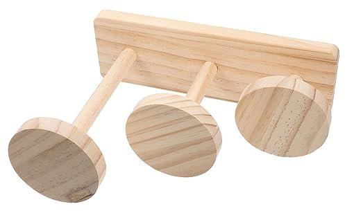 Zerodeko Mehrschichtiger Präsentationsständer Aus Holz Figur Puppenständer Hochzeitstortenständer Vitrine Sammlerstück Kuchenturm Aus Holz Schmuckständer Schmuck Turm Abgestuft Hölzern Base