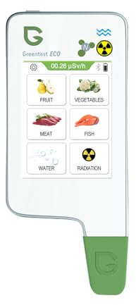 Geigerzähler Greentest Eco 6 + Nitrattester Fleisch Fisch TDS Wassertester dosimeter Strahlenmessgerät Strahlungsmessgerät nitrat tester messgerät nitratmessgerät geiger counter