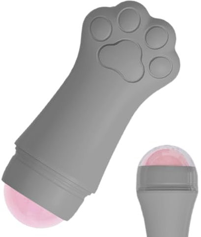 lyanny Jade Roller, Gesichtsroller, Katzenkrallen-Jade Eisroller Gesicht, Jadestein-Hautpflegegerät, natürliches Jade-Gesichtsmassagegerät für Frauen