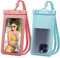 flintronic Pochettes Étanches Smartphone, 2pc Pochettes étanches universelles pour téléphone, Sac étanche IPX8, Housse Étanche Téléphone, pour iPhone 15 14 13 12 Pro Max XS Samsung