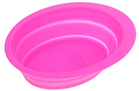 DRESSOOS Folding Brush Cleansing Pad Makeup Brush Scrubber Cleaner Cleaning Mat Silicone Washing Bowl