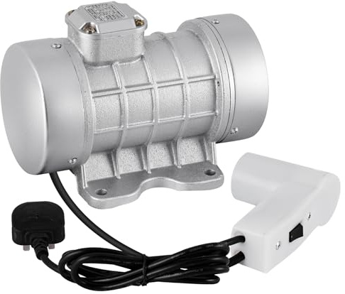 MXBAOHENG 250W Concrete Vibrator Motor 150kg Force with Switch | 230V 2800RPM Vibration Motor with Pure Copper Coil Durable Cast Housing for Vibratory Tables and Construction