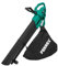 FERREX Laubsauger Elektro GLB3300, 3300W, 270 km/h, 40L Fangsack, 6 Geschwindigkeitsstufen, Blasen/Saugen/Häckseln 220V