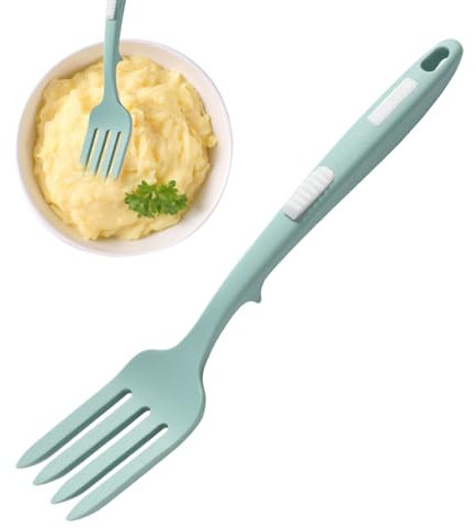 Forchette Grandi in Silicone per Cucinare, Forchette in Silicone per Cucinare - Strumenti Di Cottura Multifunzionali in Silicone,strumenti Di Cottura per Uso Alimentare per Schiacciare, Raschiare, Mes