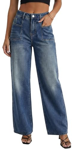 EMMIOL Baggy Jeans Women High Waisted Wide Leg Jeans