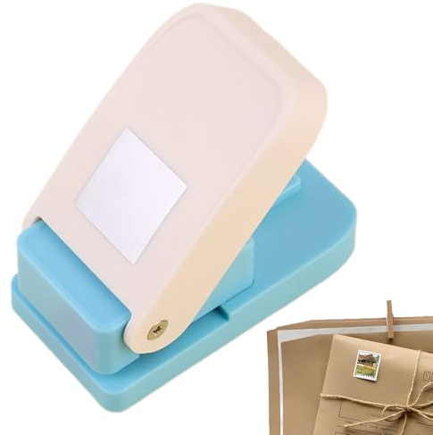 Perforatore quadrato – Strumenti divertenti | Punzonatrice per carta per lavori fai da te, diario, ufficio, produzione di etichette, fai da te, pagine di scrapbook, progetti decorativi, di
