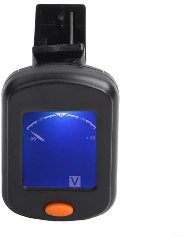 Digital kromatisk stämmare med klämfäste färgskärm och justerbar vridbar för akustisk elgitarr bas mandolin ukulele fiol