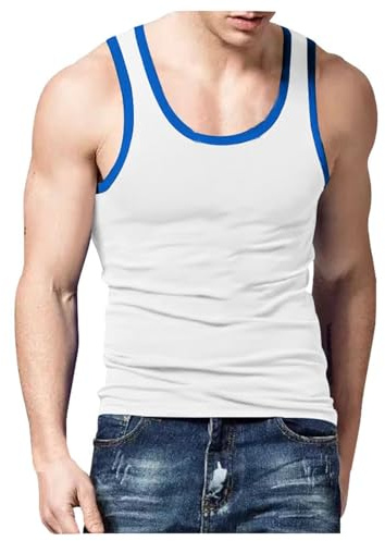 Herrkläder smal casual sport herr sommar matchande färg bodysuit väst
