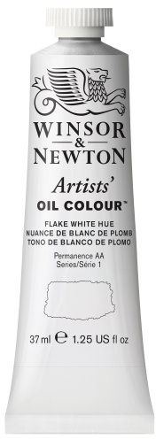 Winsor & Newton Artists' Oil Paint, 37ml Tube, Flake White Hue