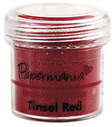 Docrafts PMA 4021013 1 Oz Embossing-Puder, Lametta rot