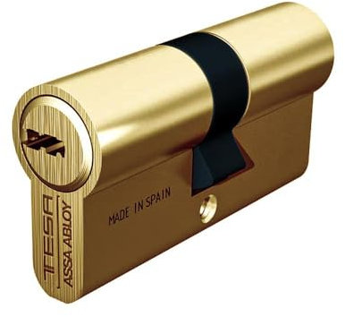 Cilindro Tesa Seguridad T60 /30x40 Latonado
