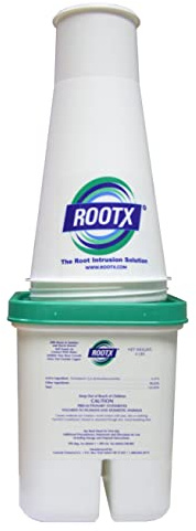 ROOTX - 4LB. JAR with Funnel/APPLICATOR Foaming Root Control for Sewer Lines and Septic Systems